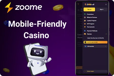 Mobile-Friendly Casino Experience in Zoome Casino